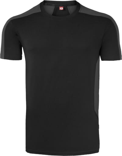 HAVEP T-shirt Bicolor 10072 - Zwart/Charcoal - L