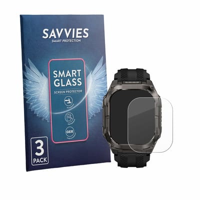 3 Stuks Savvies Screenprotector - geschikt voor Kospet Tank M4C - beschermfolie glas transparant