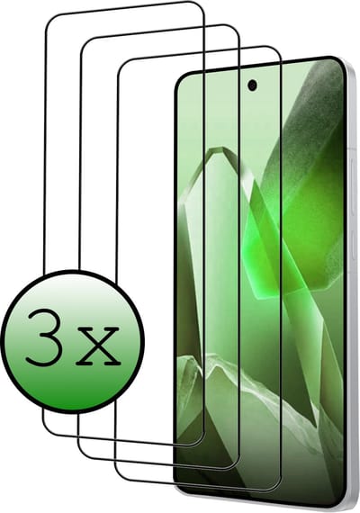 Screenprotector - 3 Stuks Geschikt voor OnePlus 13 - Full Cover - Beschermglas - Gehard Glas - Tempered Glass - Screen Protector