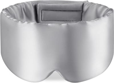 Groot Moerbeizijde Slaapmasker met Verstelbare Hoofdband voor Volledige Donkerte – Ideaal voor Thuis, Reizen, en Slaapjes