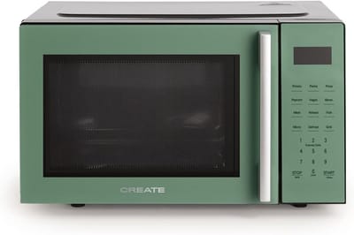 Magnetron met Grillfunctie en Ovenfunctie - 23L Inhoud - 10 Programma's - Groen