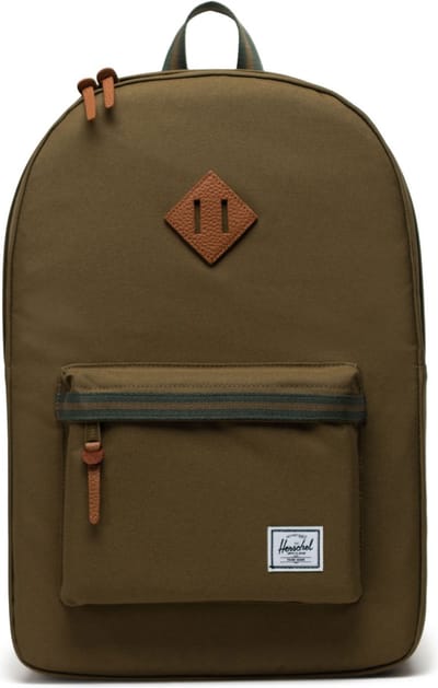 Heritage - Military Olive / Rugzak - schooltas - laptoptas / 15" Laptopvak - 21.5L opbergruimte / Beperkte Levenslange Garantie / Groen
