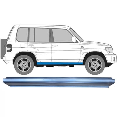 Reparatie dorpel voor Mitsubishi Pajero Pinin 1998-2007 / Links = Rechts