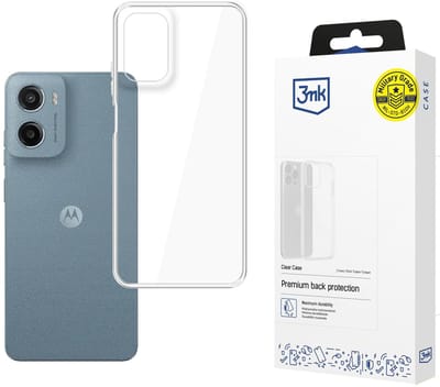 Telefoonhoesjes Motorola Moto G05/E15 G4 - 3mk Clear Case