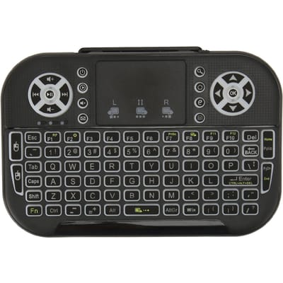 2.4GHz Mini Draadloos Bluetooth Toetsenbord met Touchpad Verlicht Draagbaar Toetsenbord Afstandsbediening voor