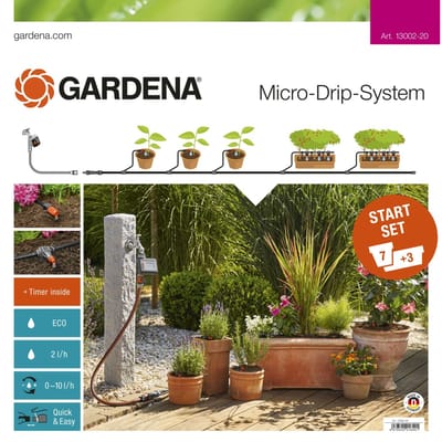 Gardena Micro Drip Startset M Met Besproeiingscomputer Voor Bloempotten Automatisch