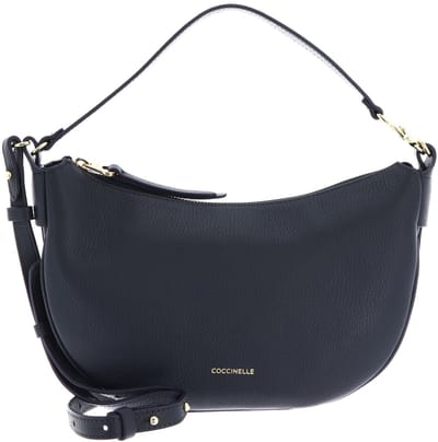 COCCINELLE Leren handtas schoudertas C-Easy Handle Bag Midnight Blue donkerblauw