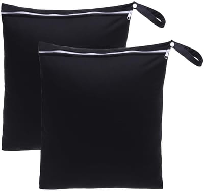 Dailygoods - Waterdichte zakken - Herbruikbare waszakken - Ideaal voor reizen en thuis - 40 x 30 cm - Natte zakken met ritssluiting - Voor vuile was -