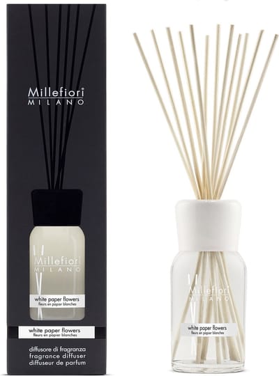 Millefiori Milano Geurstokjes 500 ml - White Paper Flowers