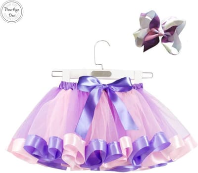 New Age Devi - Meisjes Tutu 2-3 jaar Kleuren Rok incl Haarstrik Party Dance Regenboog Rokken Meisjes kleding Kinderen Kleding