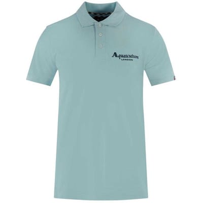 Aquascutum Volwassen unisex poloshirt London 1851 (Lichtblauw)