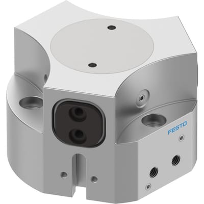 Festo Driepuntsgrijper 6mm Slag - Bouwgrootte 40 Dubbelwerkend - 1163040 - P2HUU