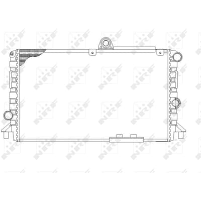 Radiator, motorkoeling NRF 58809