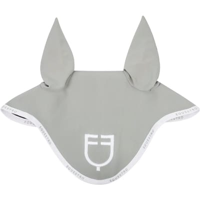 Korte muts van technische stof met logo Equestro