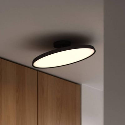 DFTP by Nordlux LED plafondlamp Kaito 2 Pro, Ø 40 cm, zwart, afstand