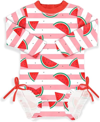 Baby Rash Guard - Zonnebescherming Badpak - Bescherming Tegen Zon - UPF 50+ Materiaal - 0-36 Maanden - Meerdere Kleuren