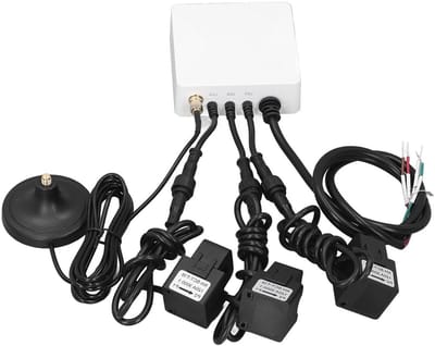 Stroomtang Energiemonitor - Stroommeter - Energie Verbruik - Real Time Meting - 3 Fase - Zwart