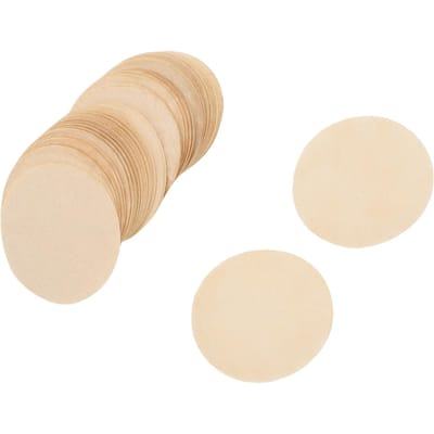 500 PIÈCES Filtres à Café Non Blanchis 27MM Papier Filtre à Café Jetable pour Camping Maison Bureau beige