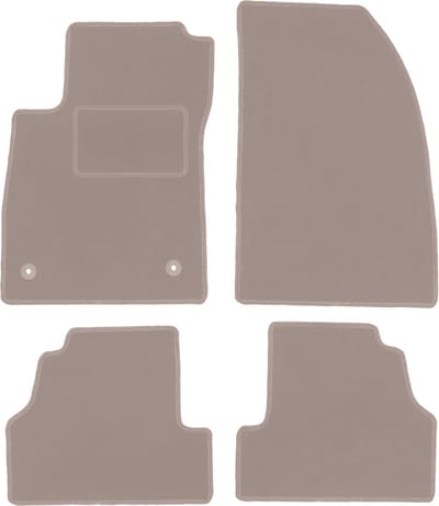 Beige veloursmatten voor: Opel Mokka crossover (2012-2016)