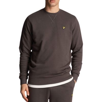 Lyle & Scott Crew Neck Sweatshirt Truien & Vesten Heren - Sweater - Hoodie - Vest- Grijs - Maat S