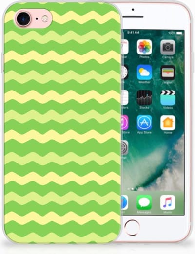 iPhone SE 2022 | SE 2020 | 8 | 7 TPU bumper Waves Green