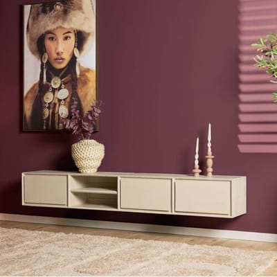 Starfurn - Tv meubel Ambiance - Taupe - 35x200x30 cm