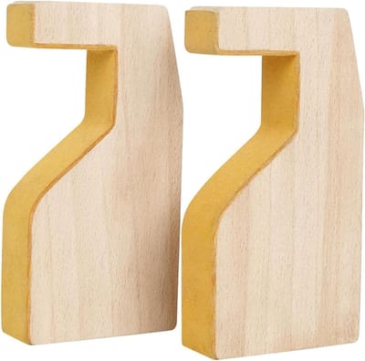 Pianostem Plank Steun - Hulpmiddel Pianostemmen - Piano Onderhoud - Vintage Design - 13 x 6.5 cm - Bruin