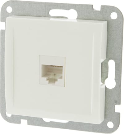Kopp Riva CONTACTDOOS INBOUW TELEFOON/DATA 1X8P POLARWIT