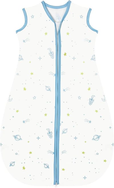 Zomerslaapzak Baby Microkosmos 75 cm voor 6-12 maanden - Blauw