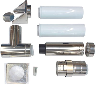 Vaillant Basis-aansluitset 110/160 mm PP op de gevel konz., 0020106375