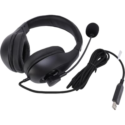 USB Headset met Microfoon Zwanenhals Microfoonarm Ruisonderdrukking Studenten Luister- en Spreekexamen