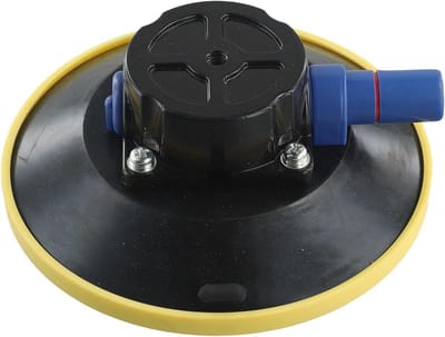 Vacuümzuignap - Glaslift zuiger - Materiaal verplaatsen - Met handpomp - 15 cm - Geel
