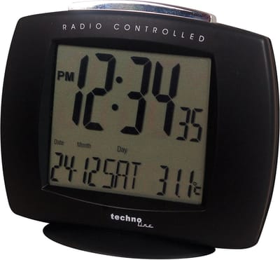 Digitale Wekker met Radiogestuurde Tijd, Binnentemperatuur en Datumweergave