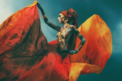 Orange Wave by Jaime Ibarra – 120cm x 80cm - Fotokunst op PlexiglasⓇ incl. certificaat & garantie.