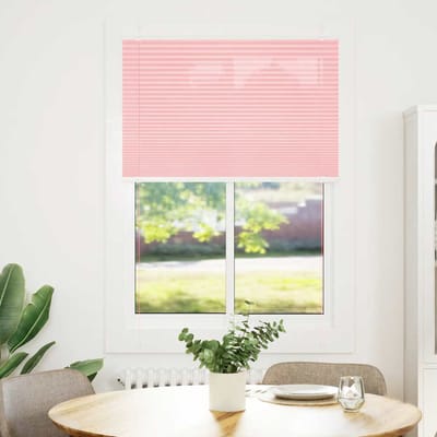 vidaXL - Plissé - rolgordijn - 95x150 - cm - stofbreedte - 94,4 - cm - polyester - roze
