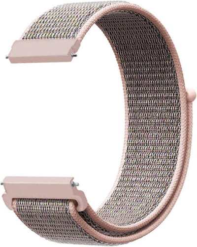 KELERINO. Nylon bandje geschikt voor Samsung Galaxy 46 MM / Gear S3 - Roze