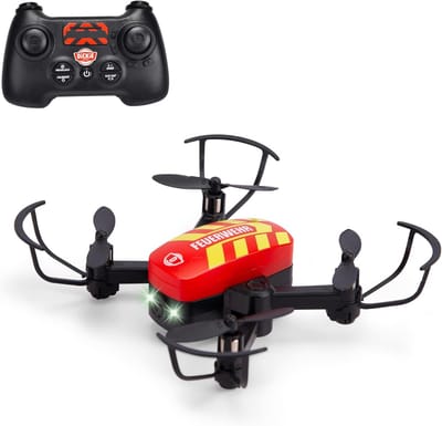 RC Brandweerdrone met Afstandsbediening - 12 cm - Vliegend Speelgoed