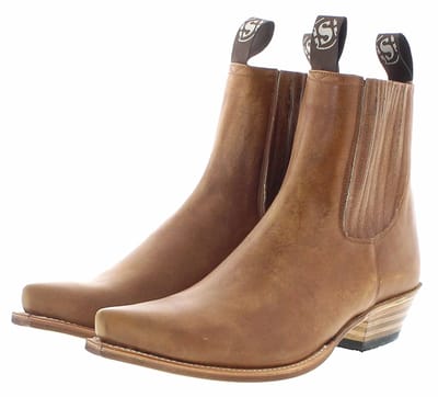 Sendra 1692 CUERVO WEST heren western enkellaars bruin - 42 EU