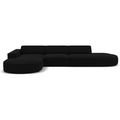 5-zits hoekbank Jodie velvet Chaise Longue links | Micadoni Limited Edition