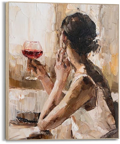 Schilderij Een Stil Moment - 40 x 50 - Hout - REINDERS