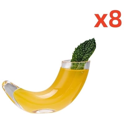 Bar Creatief Ontwerp Os Hoorn Tequila Glas Feest Cocktailbeker Sterke Dranken Wijnlikeur Vodka Pulque S Glas Gebogen Kleine Wijnglazen 30ml