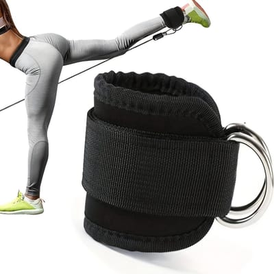 Livé® Verstelbare Ademende Enkelbandjes – Fitness Voetriemen Set