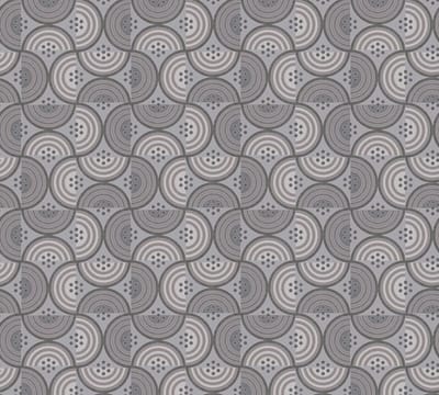 RETRO BEHANG | Grafisch - taupe grijs blauw zwart - Architects Paper Art of Eden