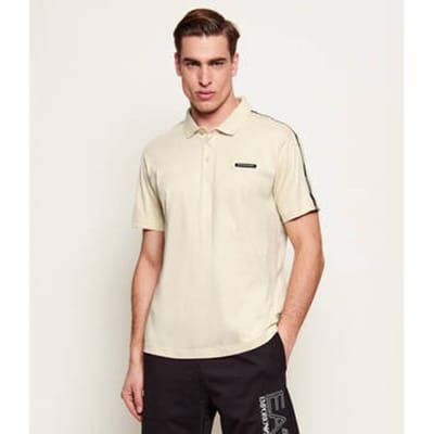 Ea7 Emporio Armani 7m001477_af10375 Korte Mouw Poloshirt Beige M Man