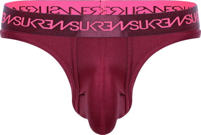 SUKREW Classic Thong Claret - MAAT XS - Heren Ondergoed - String voor Man - Mannen Thong