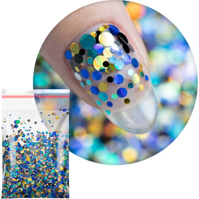 GNB-LAB Pop-Up! Serie - Kleurvolle Nagelversiering - Confetti Kropjes - 20g