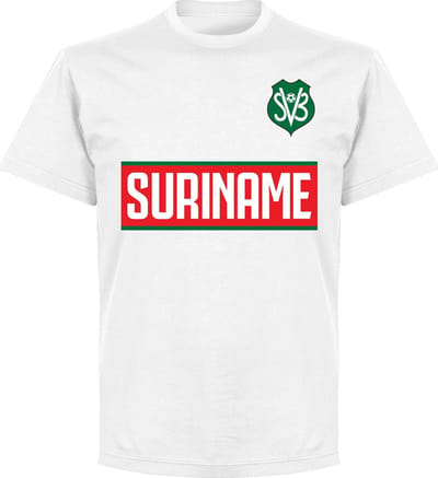 Suriname Team T-Shirt - Wit - S