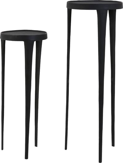 Light & Living Zuil Tobias - Zwart - Ø35+Ø30cm - Modern