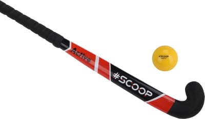 Scoop Straat Hockeyset - Street Hockey Set - Rood - Hockeystick Junior - 28 Inch