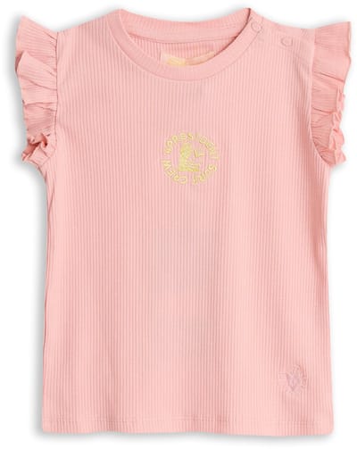 4PRESIDENT T-shirt meisjes - Powder pink - Maat 74 - Meiden shirt